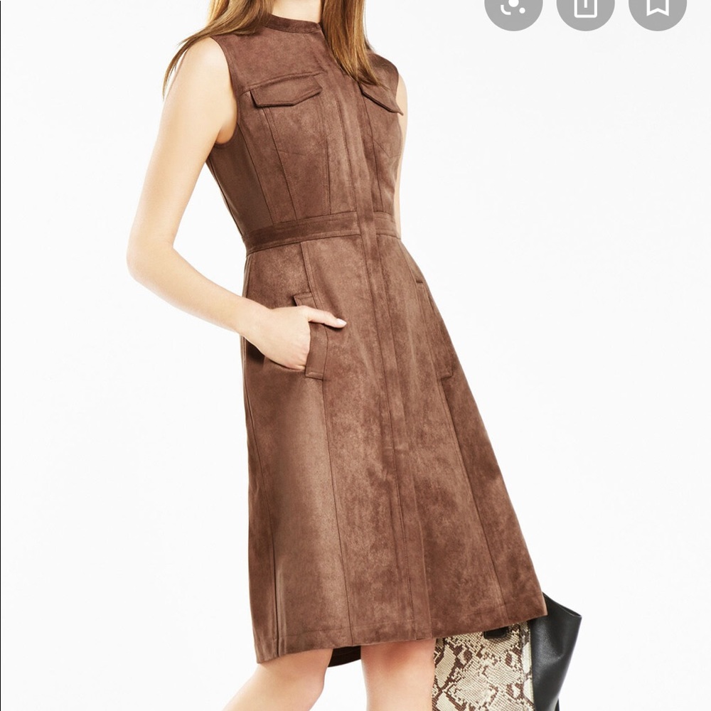 BcbgMaxAzria suede dress. New with tags!